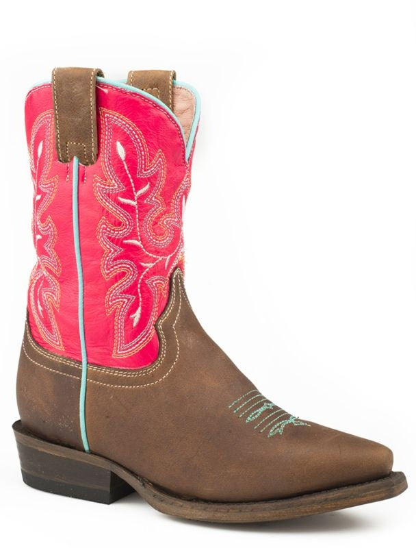 Roper Little Kids Nellie Snip Toe Boots