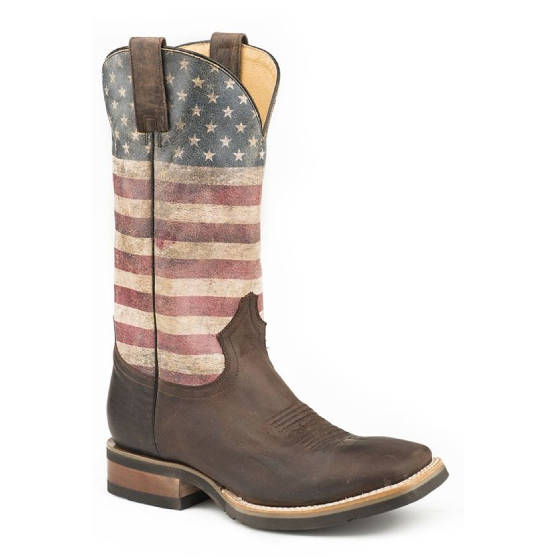 Roper Mens American Patriot Sq Boots