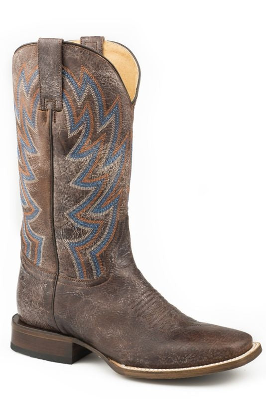 Roper Mens Fireworks Sq Toe Boots