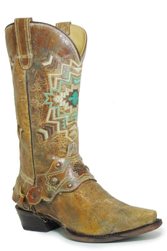 Roper Ladies Azteca Snip Toe Boots