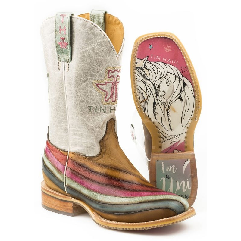 Tin Haul Ladies Over The Rainbow Boots