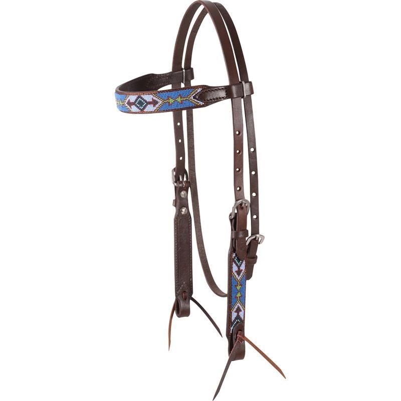 Cashel Beaded Browban Headstall