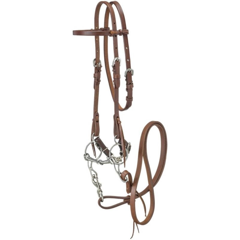 Tough1 Leather Mini Wonder Bit Bridle Set