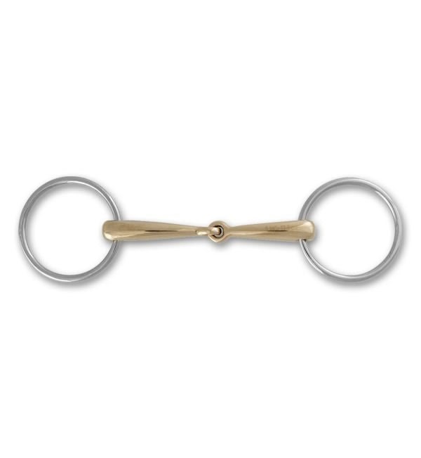 Stubben STEELtec Loose Ring Copper Mouth Bit