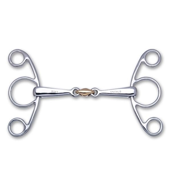 Stubben STEELtec 2-in-1 Butterfly Snaffle Bit