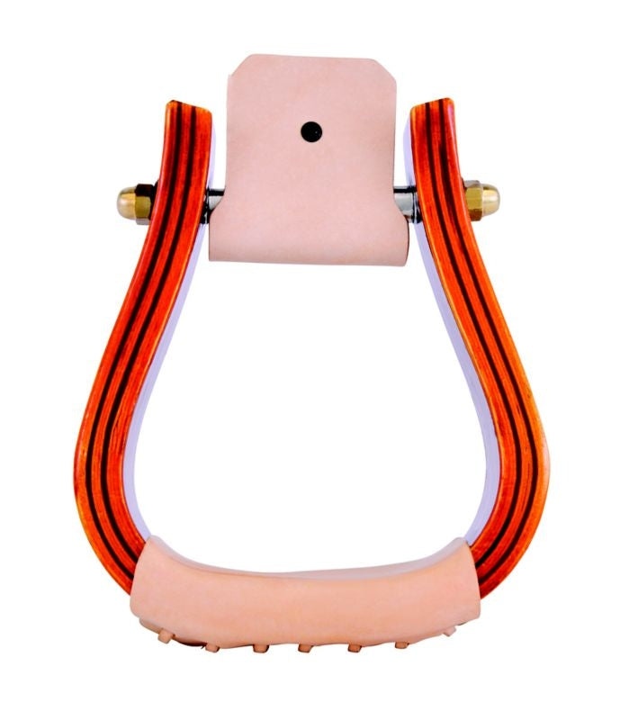 Metalab 2 1/2in Wooden Visalia Stirrups