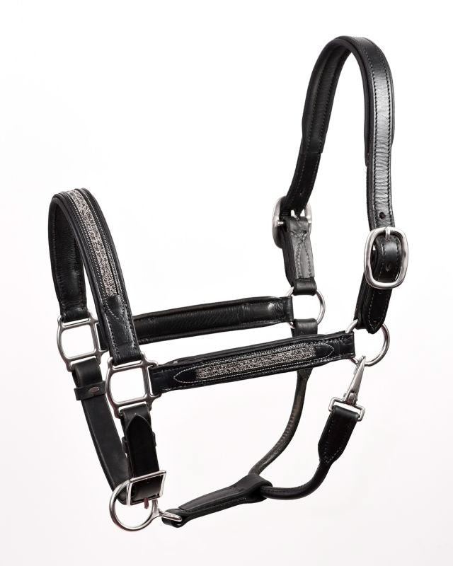 Perris Silver Bling Padded Halter