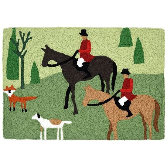 Jellybean Fox Hunt Accent Rug