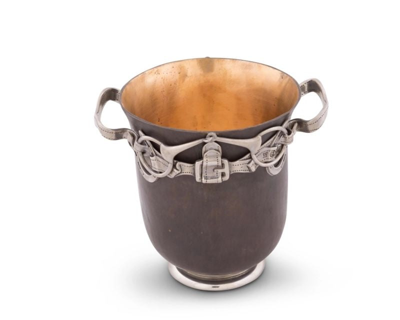 Vagabond House Equestrian Bronze Ice Bucket