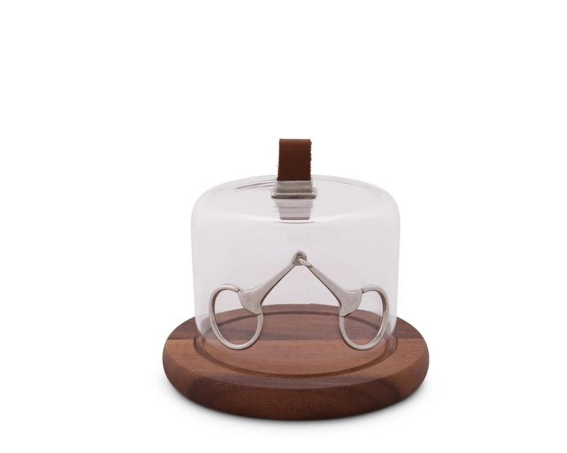 Vagabond House Equestrian Bit Glass Dome with Board