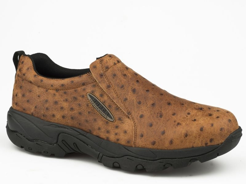Roper Mens Air Light Faux Ostrich Shoes
