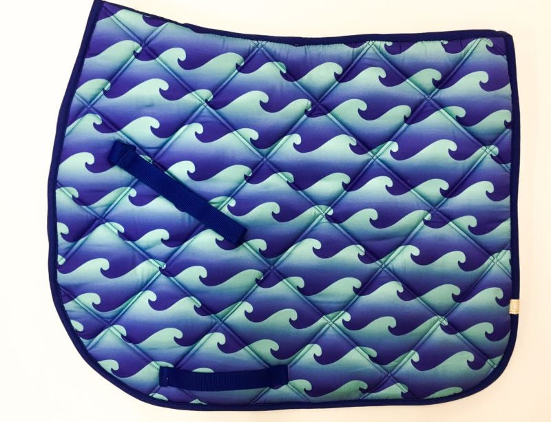 Lettia Embroidered Wave All Purpose Saddle Pad