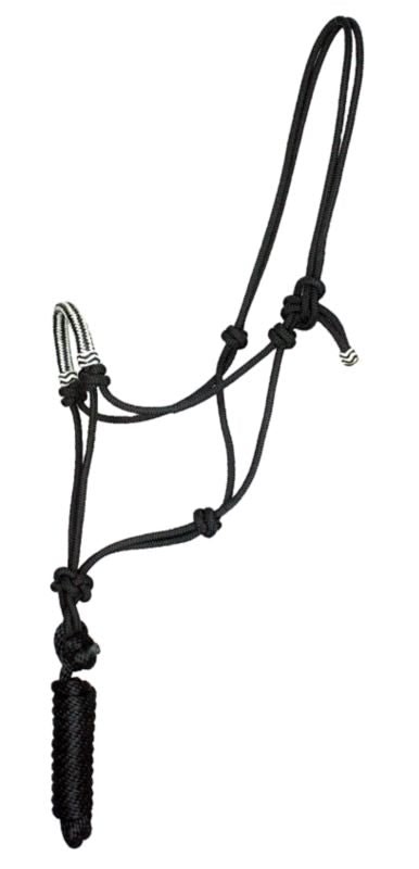 Oxbow Braided Nose Rope Halter with Rawhide