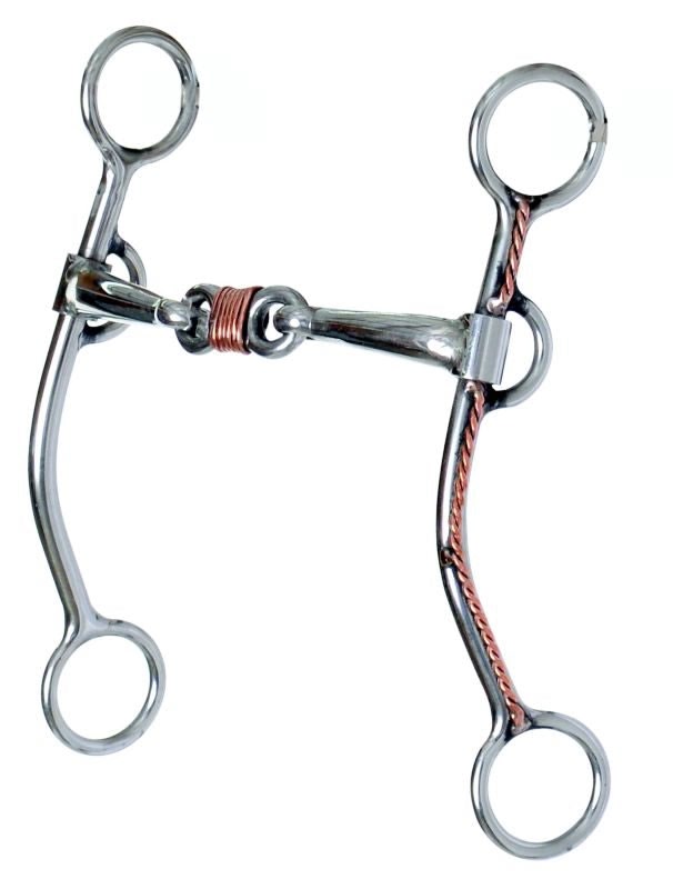 Reinsman D and L Copper Mouth Twist Bit