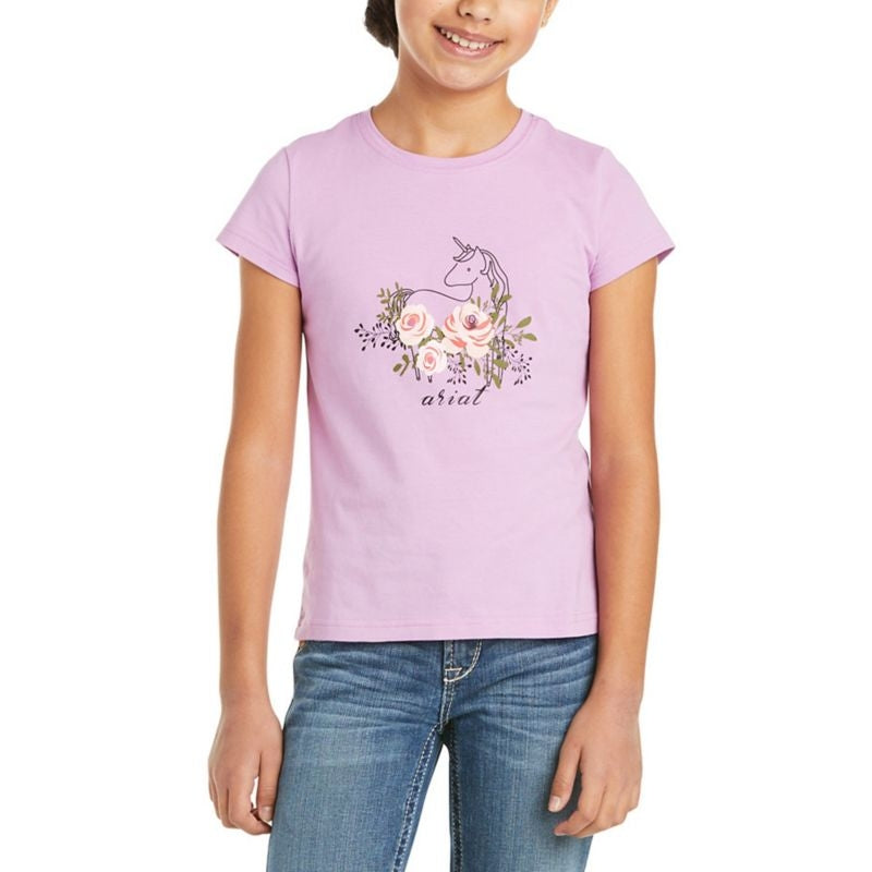 Ariat Girls Rosy Unicorn Tee