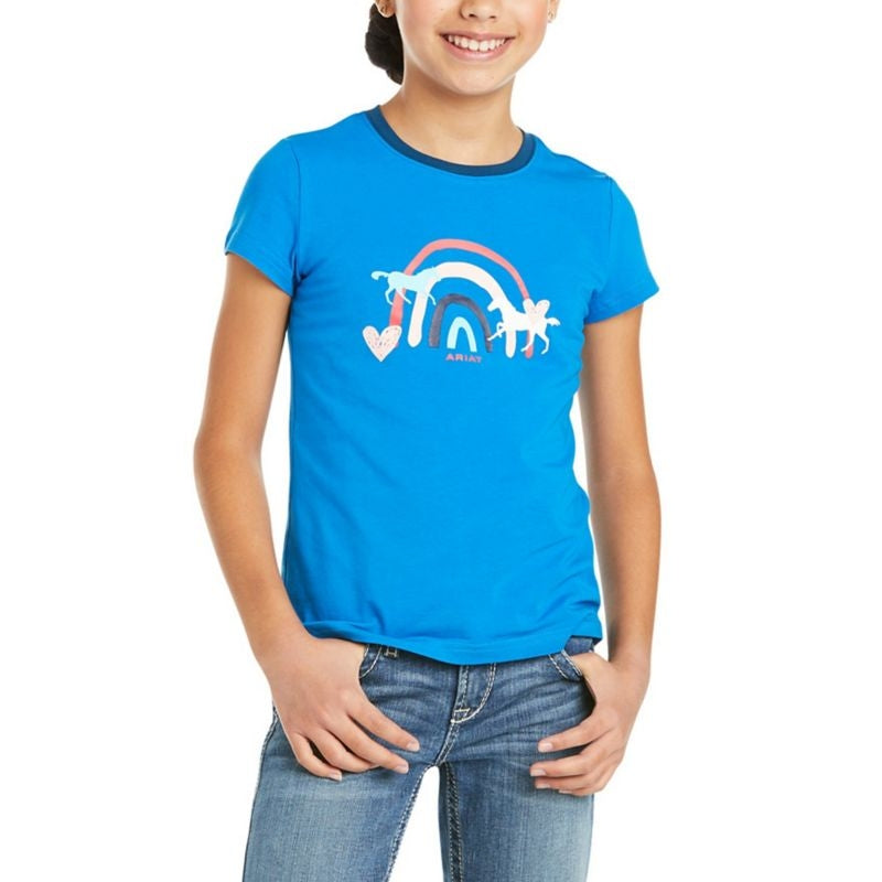 Ariat Girls Rainbow Wishes Tee