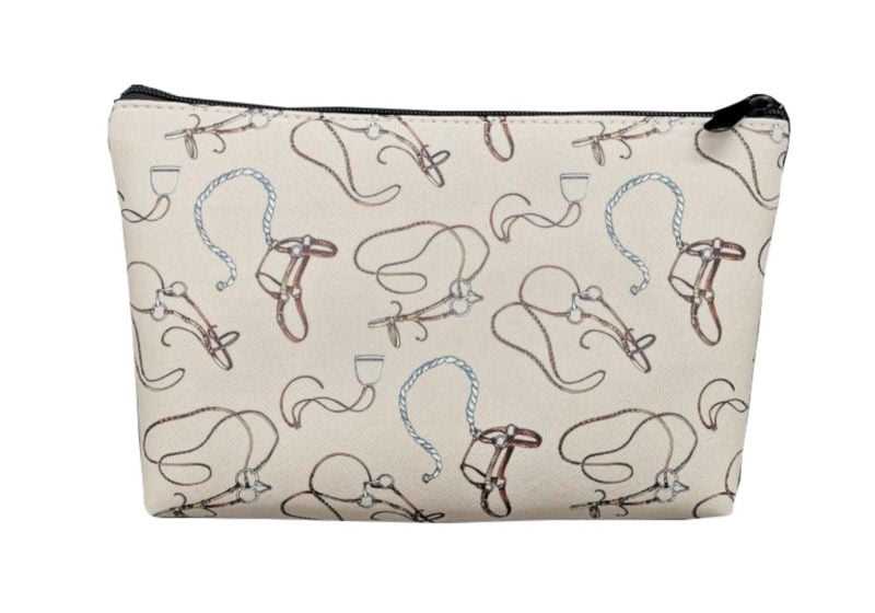 Lila Equestrian Gear Cosmetic Pouch