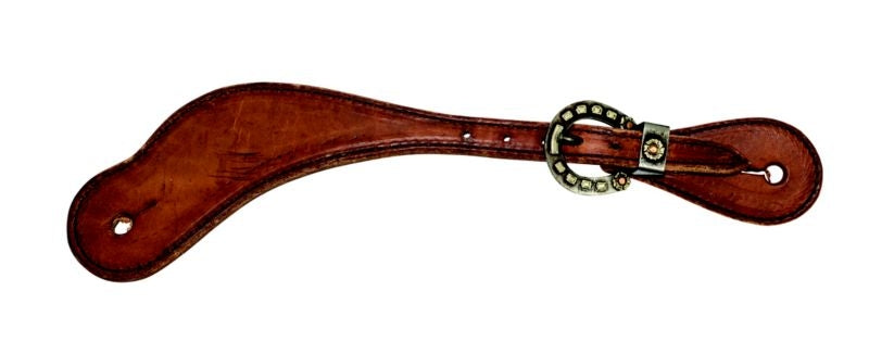 Cowboy Tack Youth Horseshoe Buckle Spur Straps