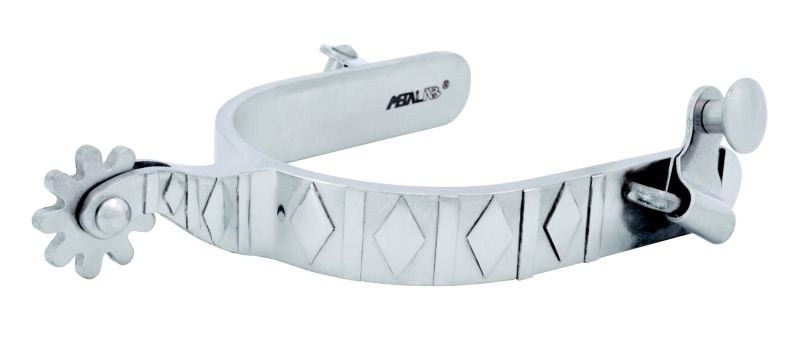 Metalab Mens Diamond Trim Spurs