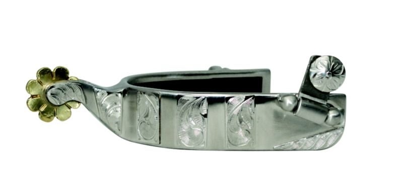 Metalab Anti-Slip Rubber Roping Spurs