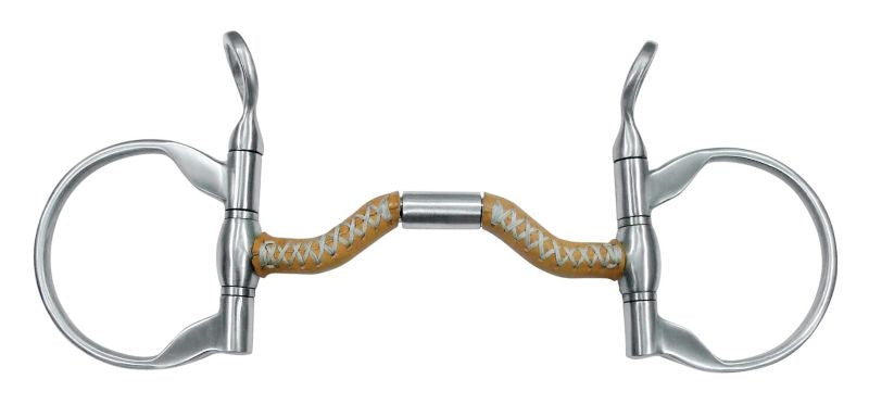 Metalab FG Clinician Leather D-Ring Snaffle Bit