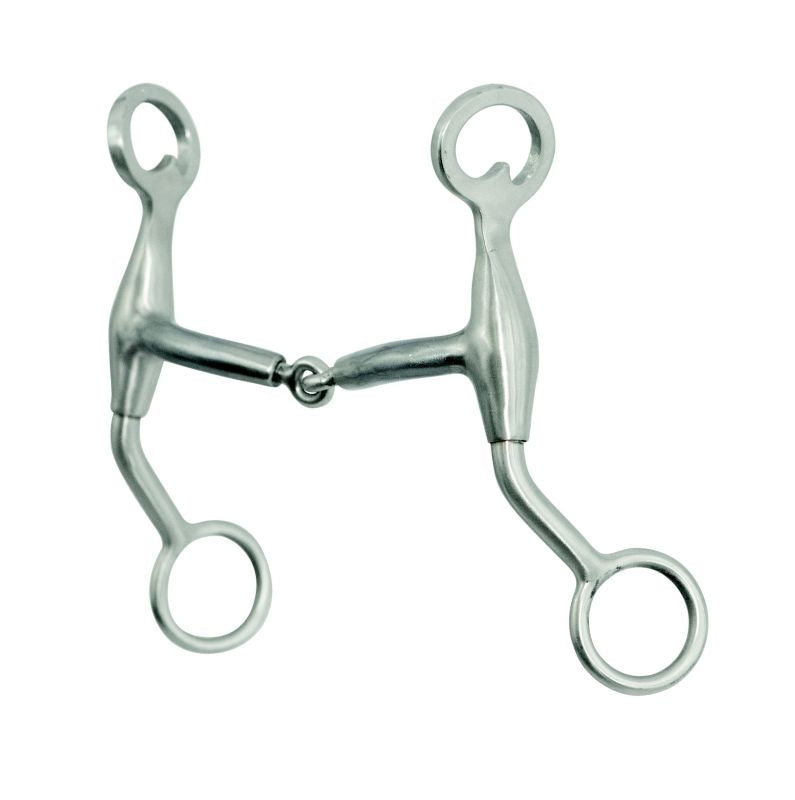 Metalab FG Clinician Shank Snaffle Swivel Free Bit