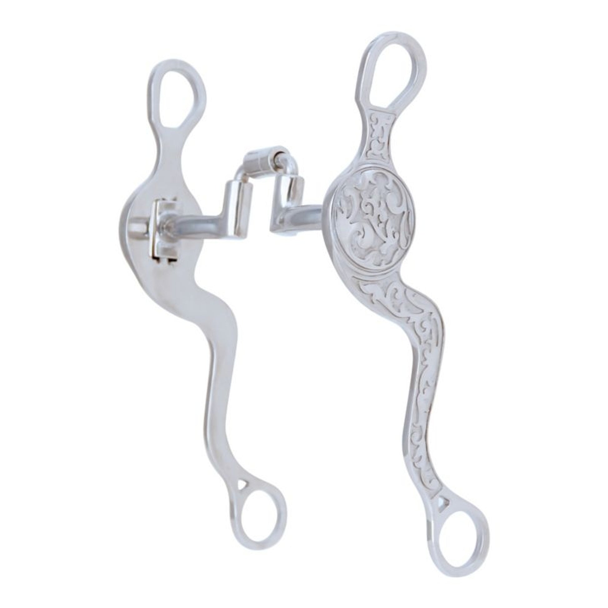Myler Embossed Shank Correction Med Port Bit