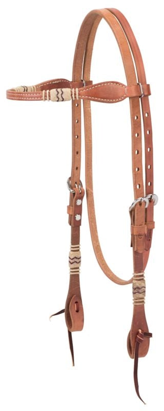 Weaver Leather Rawhide Accents Browband Headstall