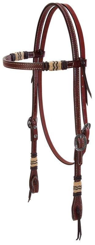 Weaver Leather Rawhide Buttons Browband Headstall