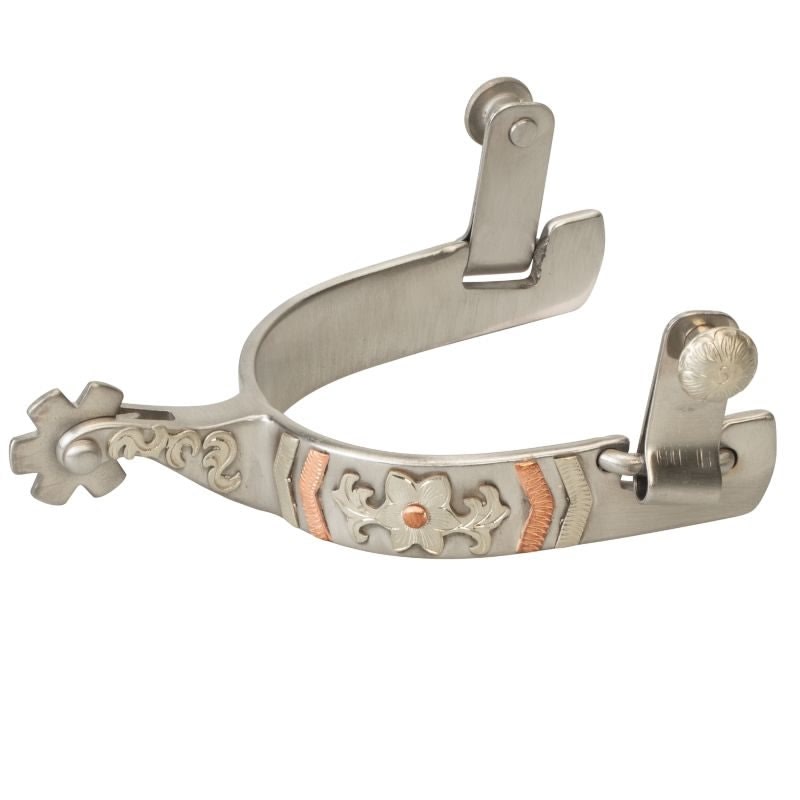 Weaver Leather Ladies Floral Chevron Spurs