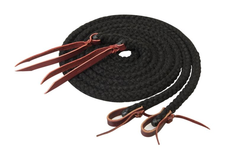 Weaver Silvertip Hollow Braid Split Reins
