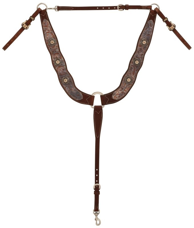 Weaver Leather Patina Rose Breast Collar