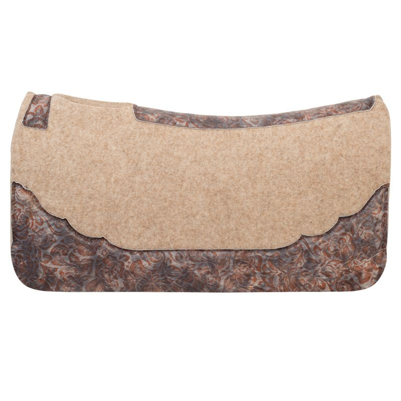 Weaver Leather Contoured Patina Rose Saddle Pad