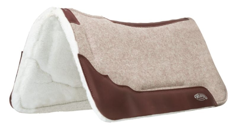 Weaver Leather Wool Blend 1in Saddle Pad