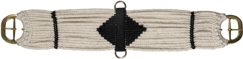 Mustang Diamond Center Mohair Brass Cinch