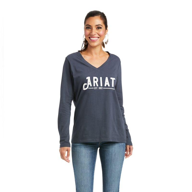 Ariat Womens REAL Relaxed Fit Logo Tee