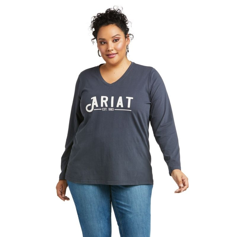 Ariat Womens REAL Relaxed Fit Logo Tee