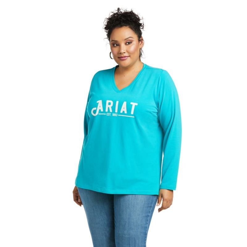 Ariat Womens REAL Relaxed Fit Logo Tee