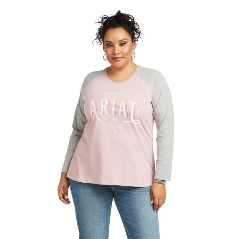 Ariat Womens REAL Loop Baseball Tee