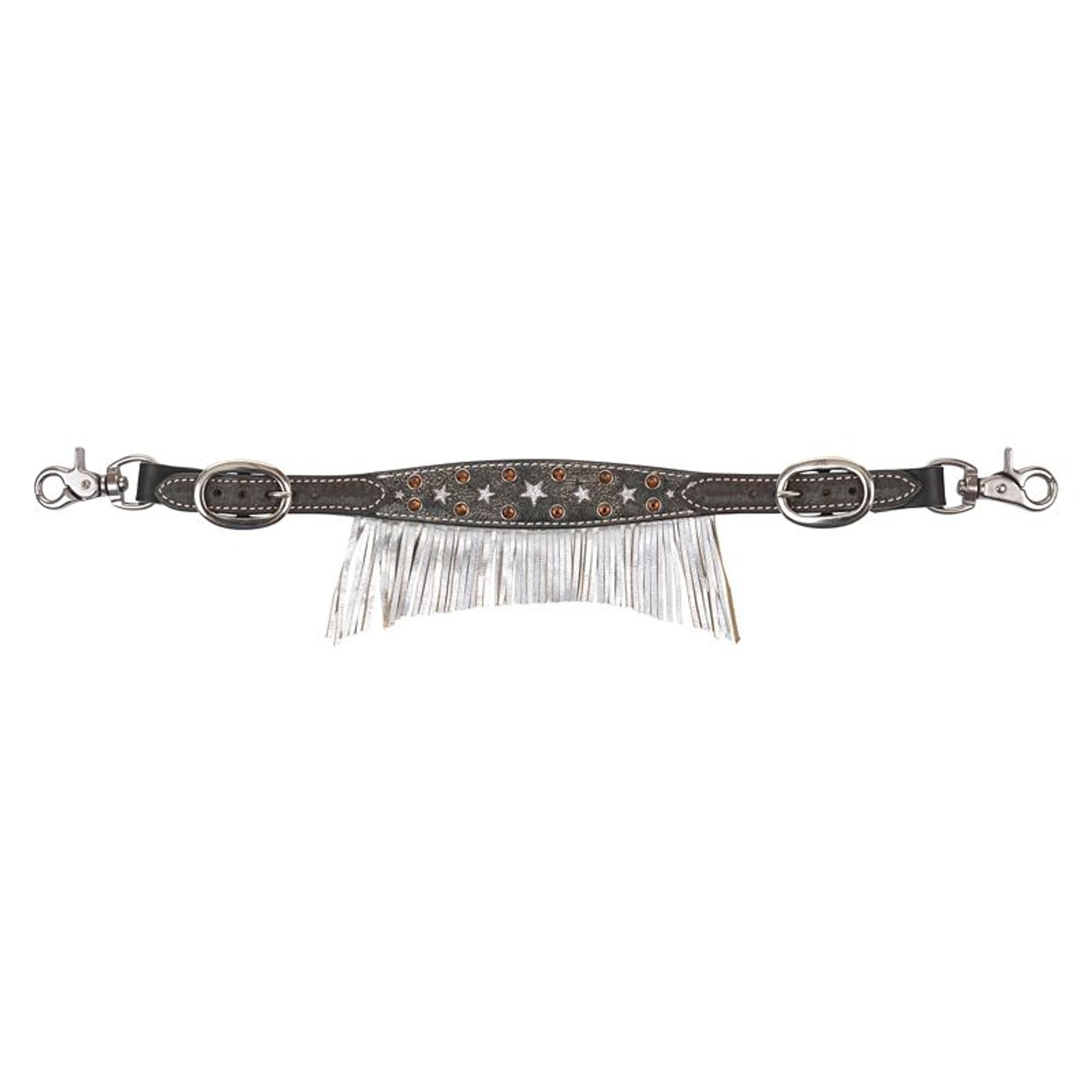 Circle Y Silver Star Wither Strap