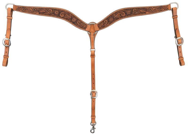 Circle Y Texas Flower Classic Breast Collar