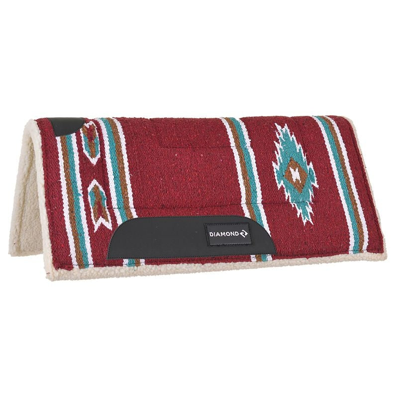 Diamond R Square Fleece Pony Pad