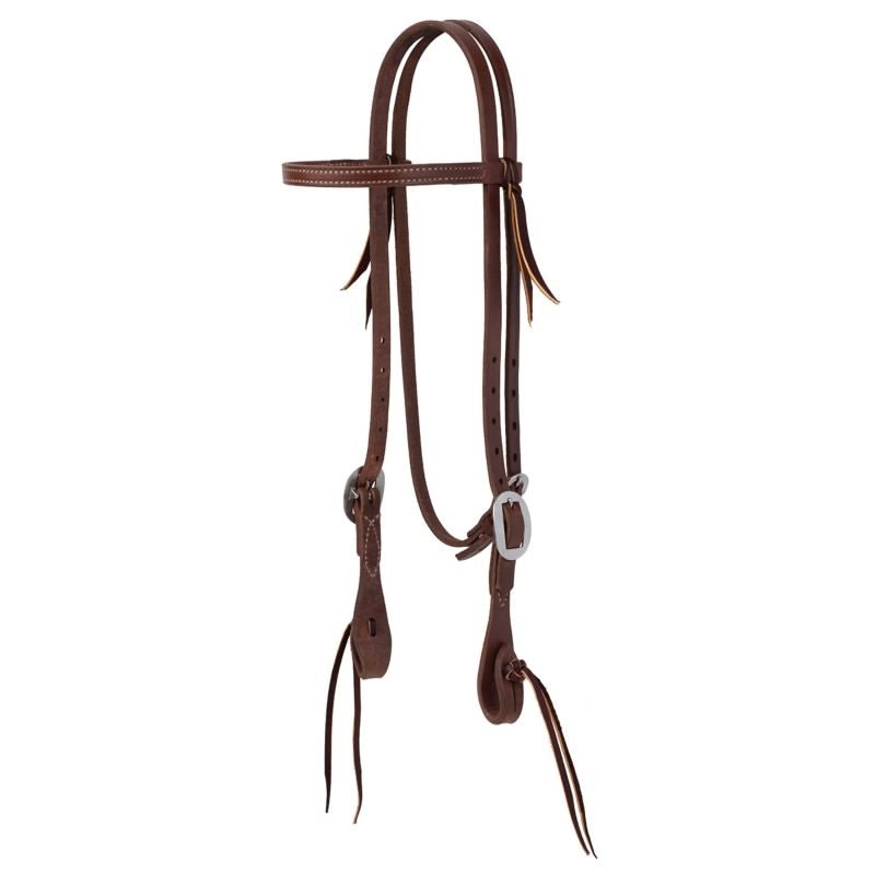 Weaver ProTack Oiled Pineapple Browband Headstall