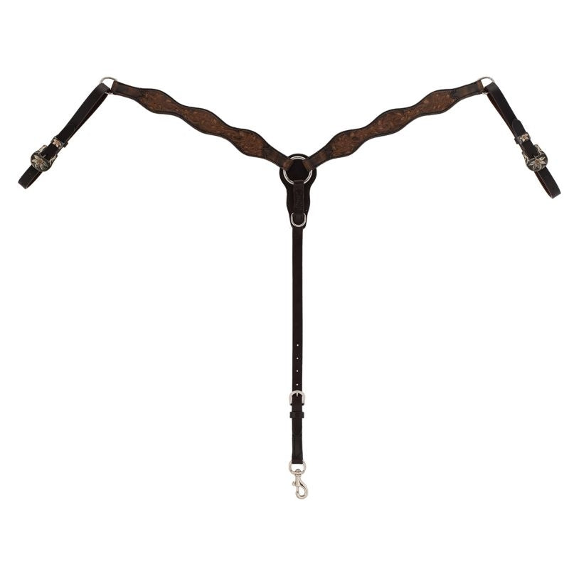 Weaver Turquoise Cross Frontier Tack Breast Collar
