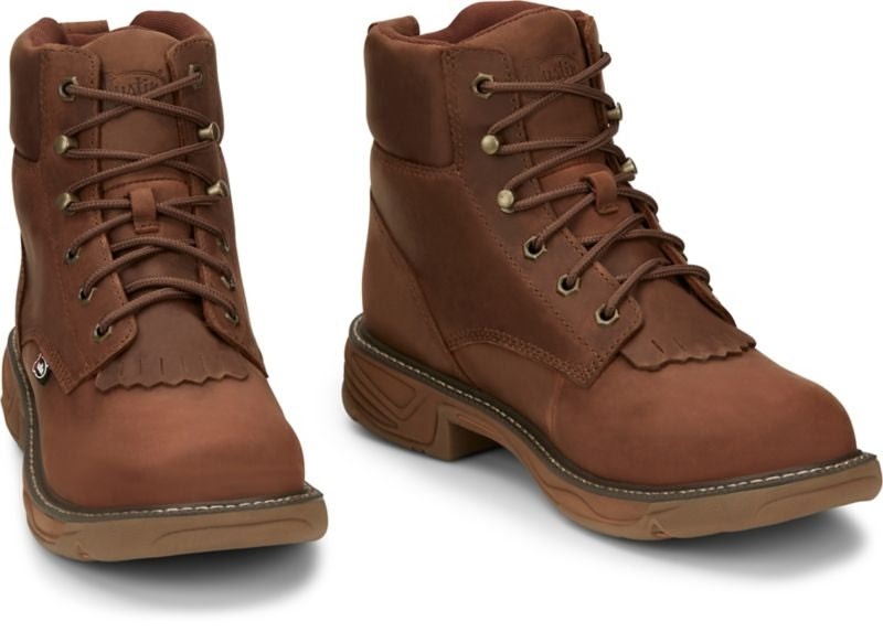 Justin Mens Rush Barley Lacer Boots