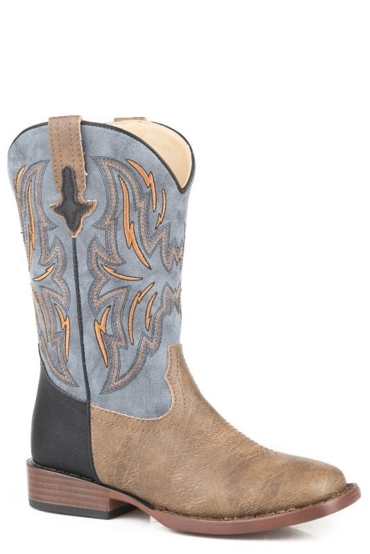 Roper Little Kids Dalton Square Toe Boots