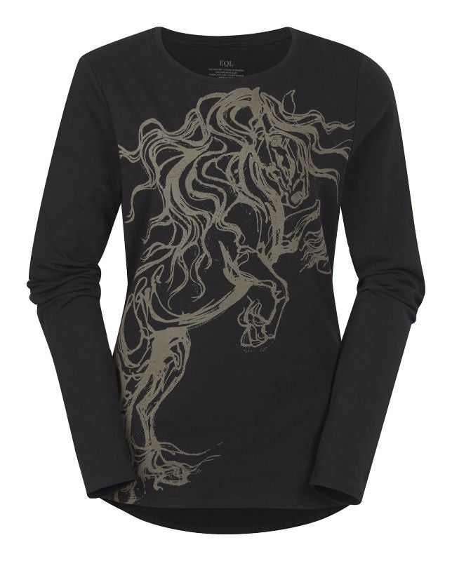 EQL Ladies Horse Haven L/S Tee