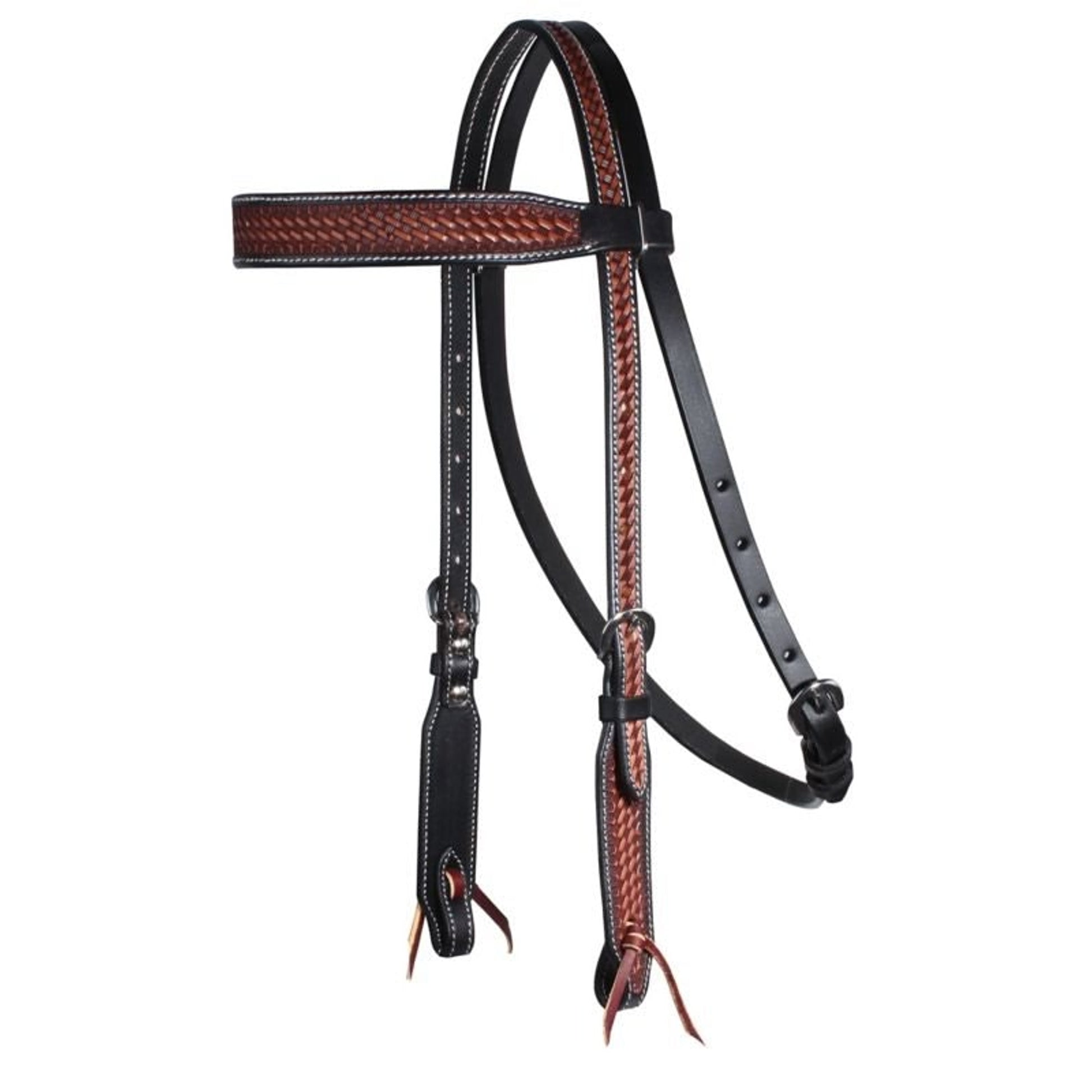 Pro Choice Basket Weave Browband Headstall