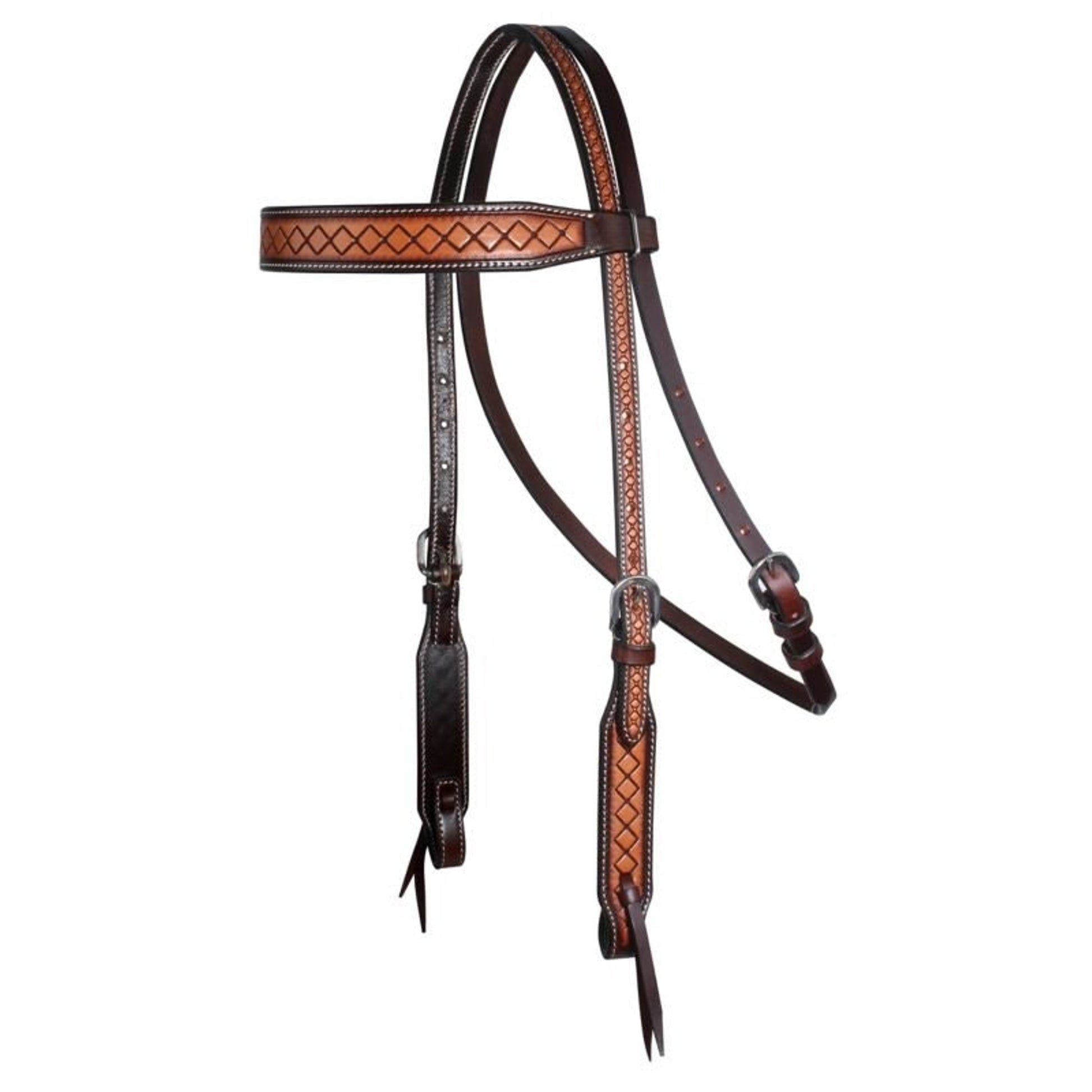 Professionals Choice Crosshatch Browband Headstall