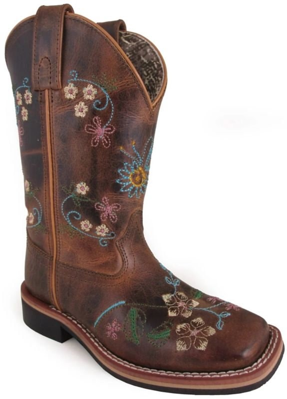 Smoky Mountain Youth Floralie Brown Boots